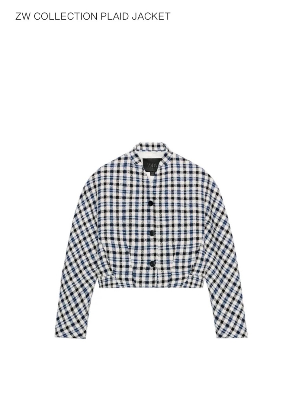JACKET PLAID ZARA